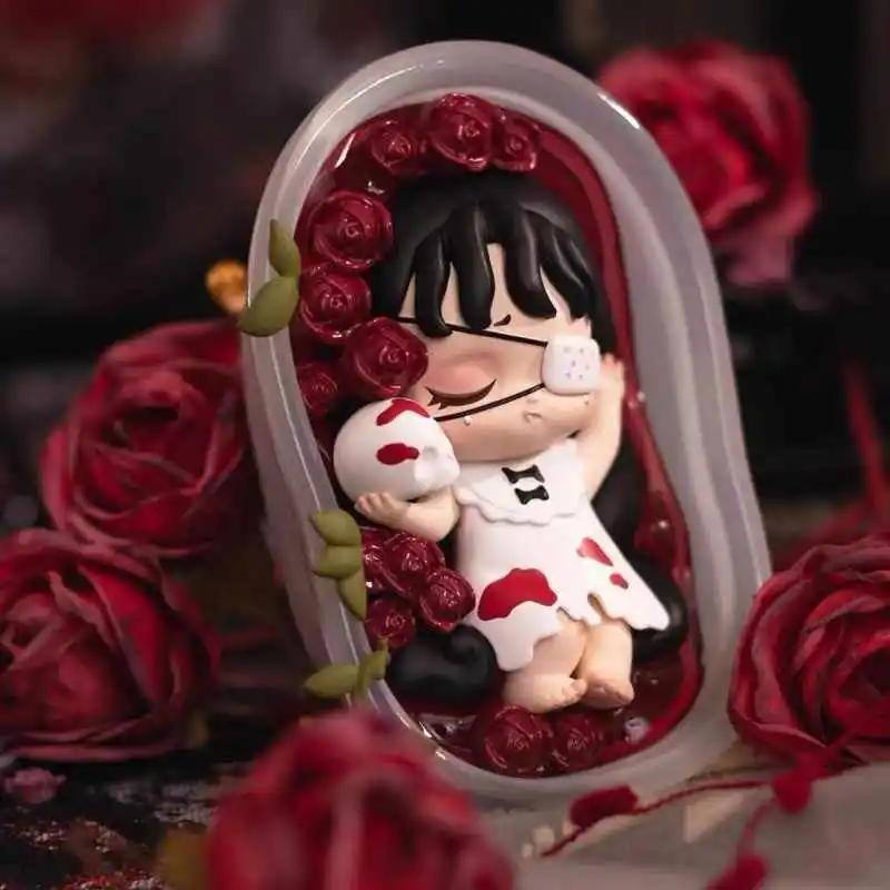 ليليث ماري القرن سلسلة أنيمي عمل الشكل صندوق أعمى Kawaii مفاجأة لعبة هدية للأطفال دمى غامضة تخمين حقيبة