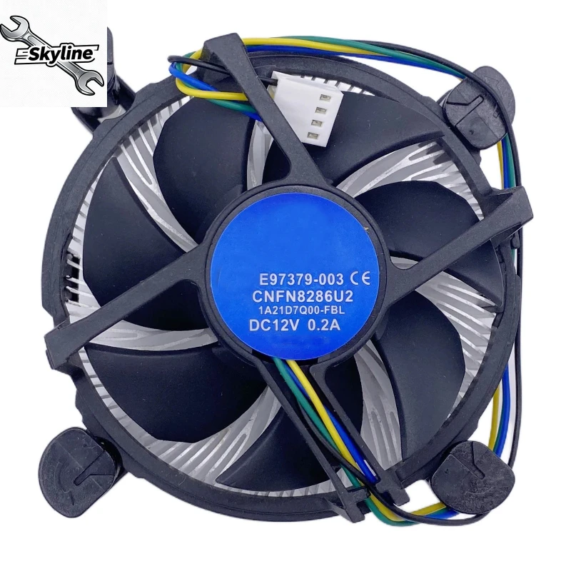 E97379-003 CPU Cooler Fan, 12V 0.2A for Intel Socket 1150/1151/1155/1156 i3/i5/i7