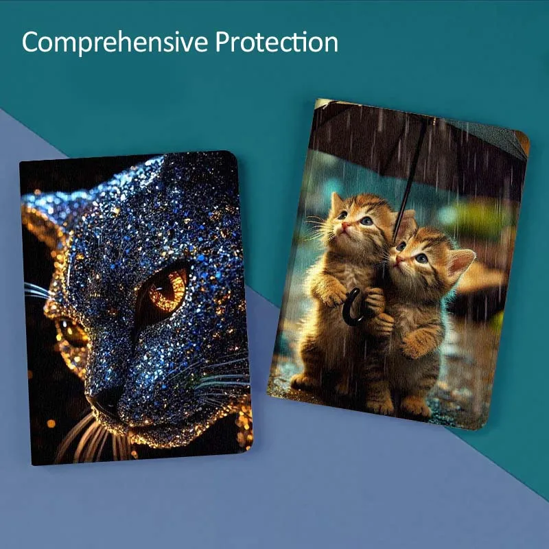 

Owl Cat Cartoon Popular Cool For Huawei MediaPad T5 T10s M6 M5Lite SE Honor Tab 5 6 7 V7 V8 X8a X9a Pro Soft Tablet Case Gift