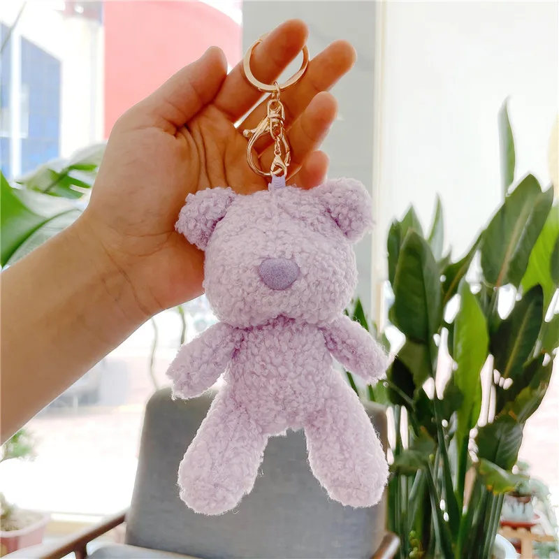 Pendentif petit ours en peluche au beurre, fabrication délicate, jouet en peluche, animaux japonais, BSR