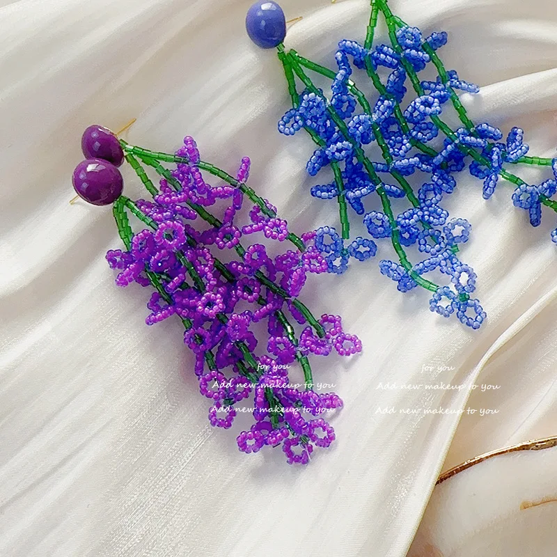 Ins Cute Purple Flo… - image