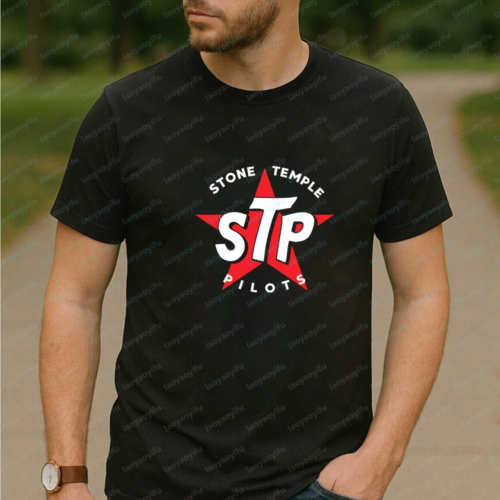 Korean-style Review of Men's Clothing: Stone Temple Pilots Summer Short-sleeved Men's and Women's Shirts - Comfortable T-shirts