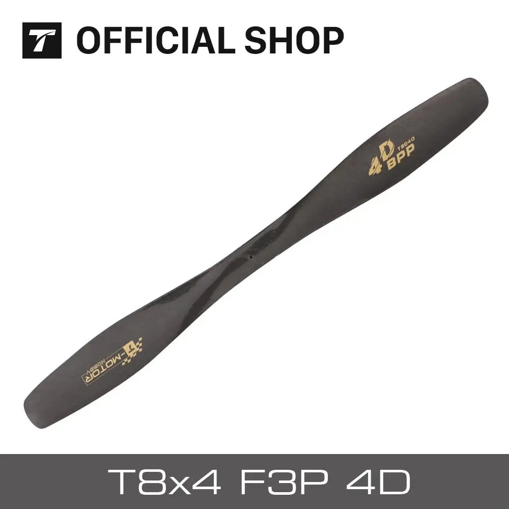 

T-motor T8*4 T8040 F3P 4D FS8*4.1 Prop Fixed Wing Carbon Propellers