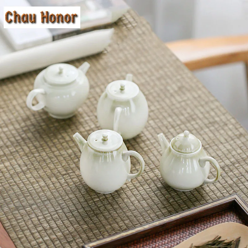 

Горшок керамический в стиле ретро с растительной золой, глазурованный маленький горшок в японском стиле, домашняя чайная посуда в стиле кунг-фу с ситечками