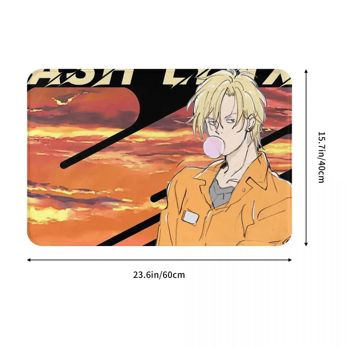 Banana Fish Ash Lynx Okimura Eiji Manga Aime Non-slip Doormat Ash Lynx2 Bath Kitchen Mat Prayer Carpet Home Modern Decor