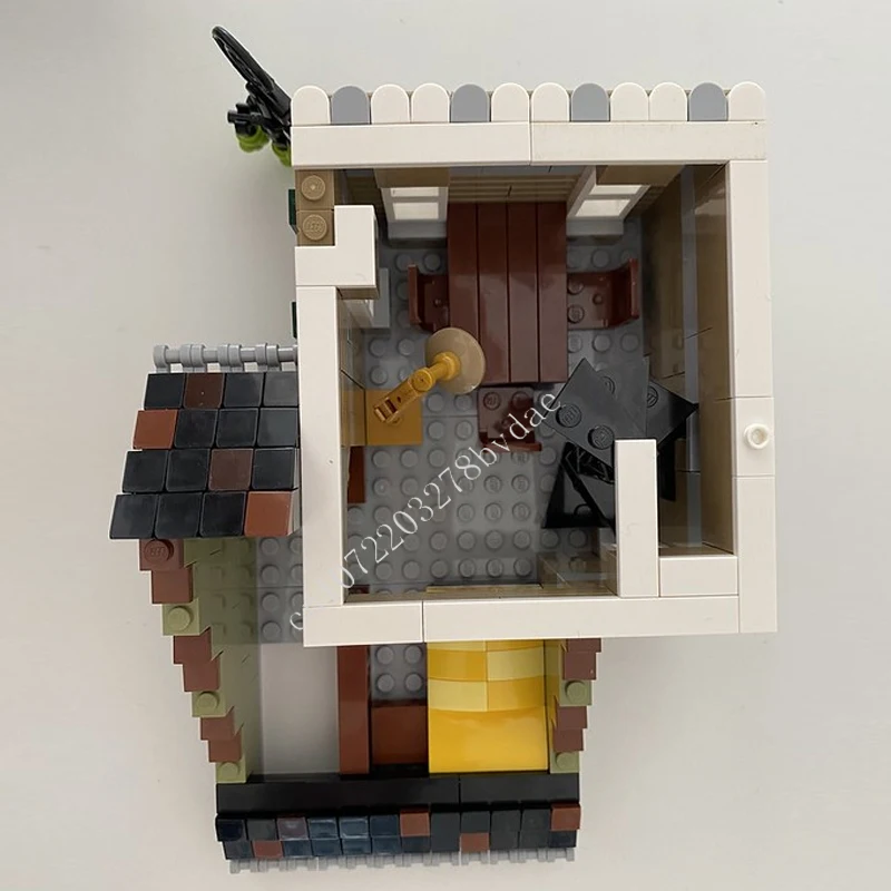 1331 قطعة وحدات النبيذ بار وحدات مدينة MOC الإبداعية عرض الشارع نموذج بنة العمارة لتقوم بها بنفسك التعليم التجمع لعبة نموذج #3