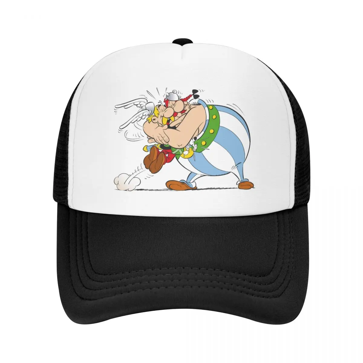 Asterix And Obelix Dogmatix Cap Casual Mesh Baseball Caps Adjustable Hat Hip Hop Summer Unisex Baseball Hats Polychromatic