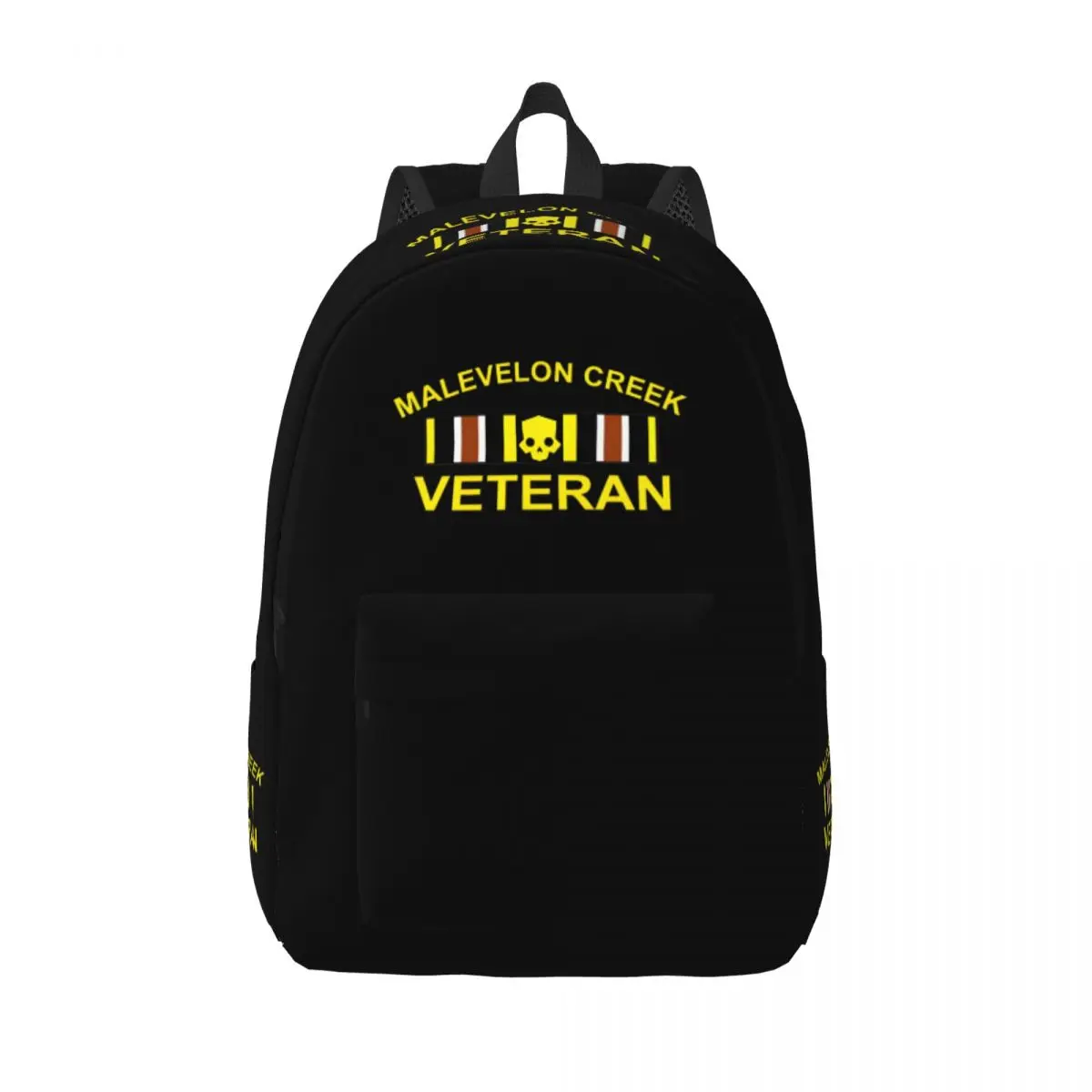 Malevelon Creek Veteran Helldivers 2 Sac à dos en toile pour hommes et femmes, sac à dos pour ordinateur portable, sac à dos de sport, sac d'affaires pour étudiants, mode