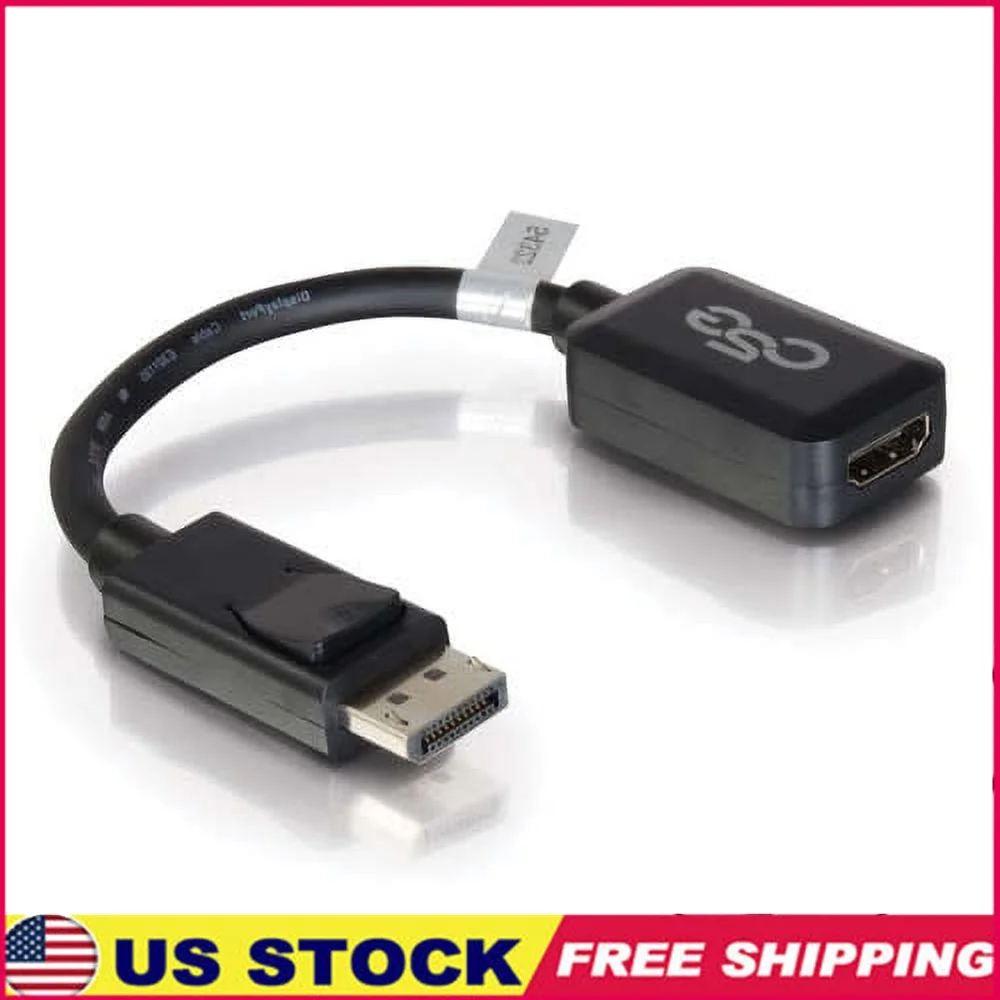 

Адаптер DisplayPort в HDMI, гнездовой преобразователь 1080p, разъем видео-аудиосигнала, 20-контактный DisplayPort, 19-контактный HDMI, тип A