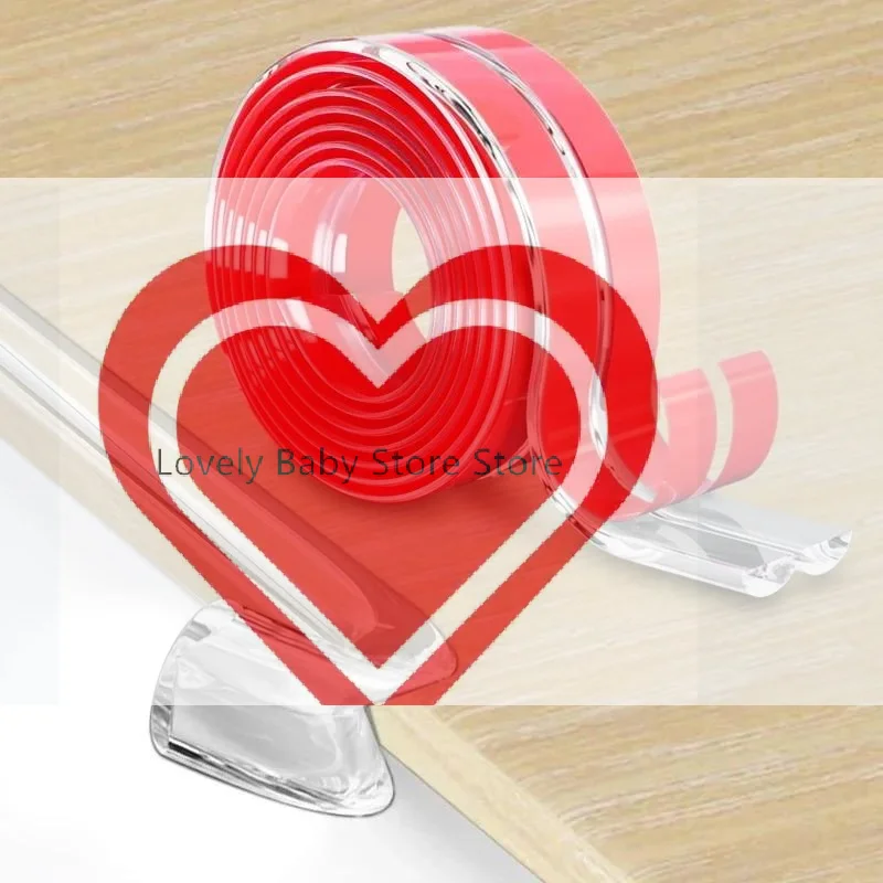 

1/2/ Table Edge Guard Furniture Corner Protector Strip Self Adhesive Transparent Kids Collision Proof Soft Bumper Baby Safety
