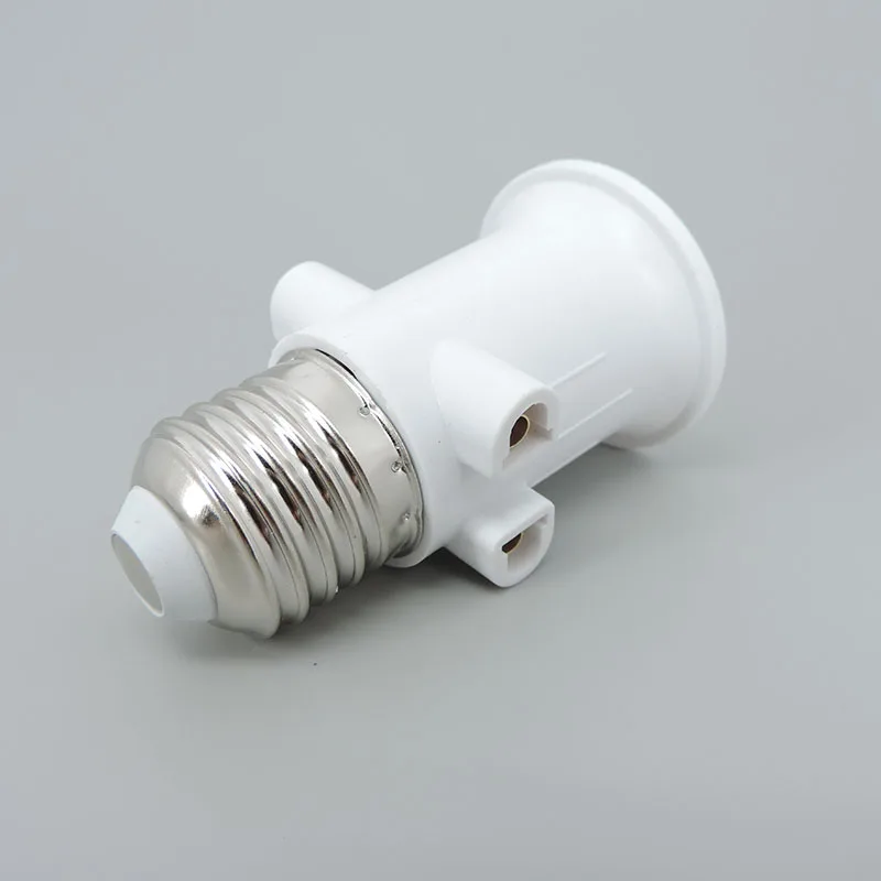 AC 110V 240V 4A E27 Power LED Bulb Lamp Base Socket to EU Plug Adapter Lighting Light Holder Connector Screw Conversion plug u