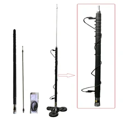 Estación base HF 2.5dBi tipo escópico fino sintonizable HF 3-50MHz