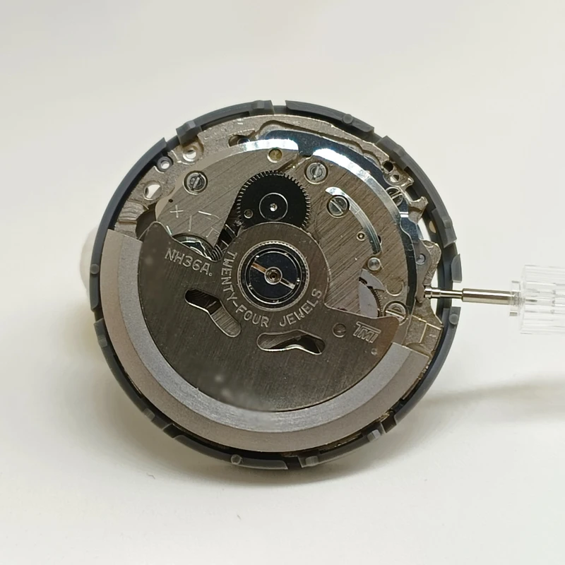 Mod Seiko NH36 ruch koła japońskie Kanji NH36A korona ruchu w 3.0/3.8 automatyczna mechaniczna Movt SKX007 do naprawy zegarków Movt