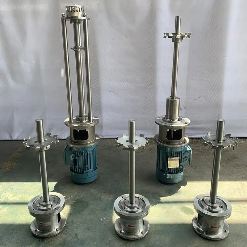 Stainless steel high shear mobile lifting homogenizer mixer