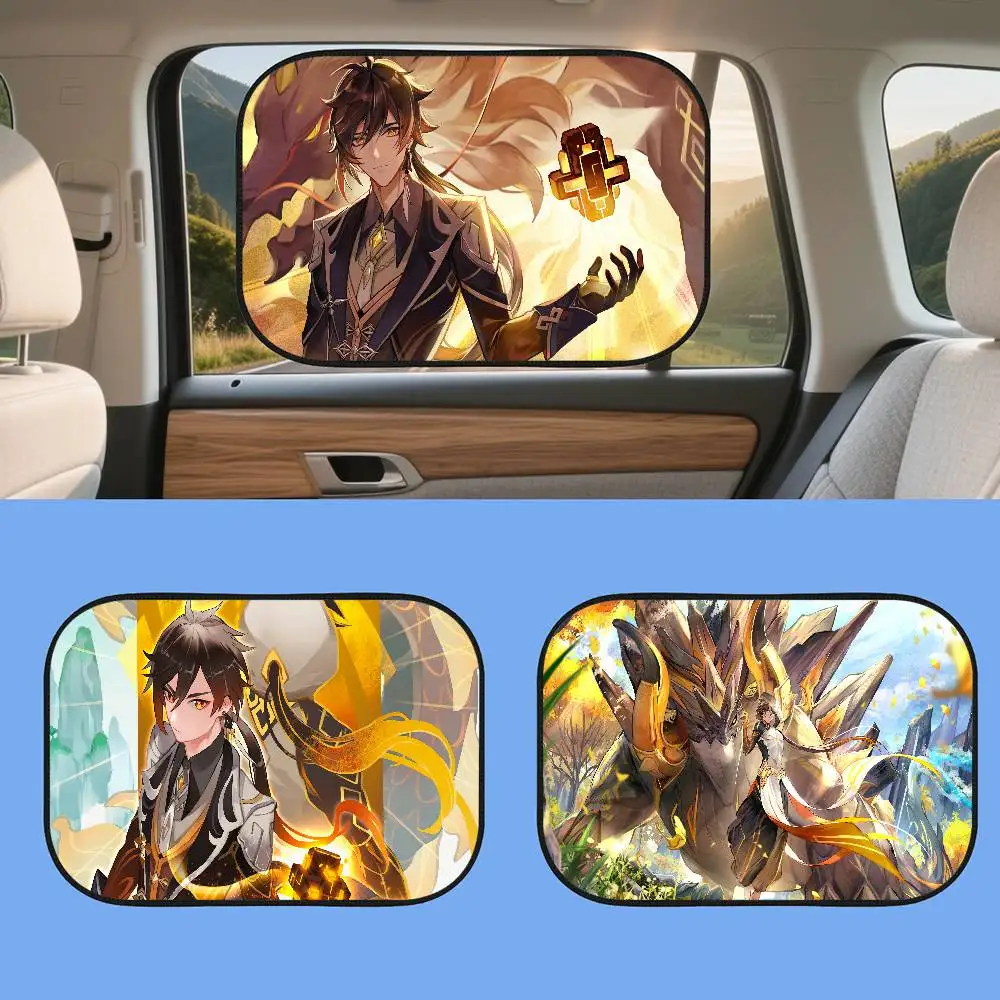 

Zhongli Cartoon Car Electrostatic Film Side Window Sunshades Windshield Auto Window Sunshade Cover For Children Baby