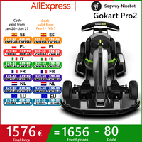 EU In Stock Ninebot By Segway Gokart Pro2 Upgraded Version 4800W Power 43Km/h Speed Adult and Kid S MAX Electric Balance Scooter