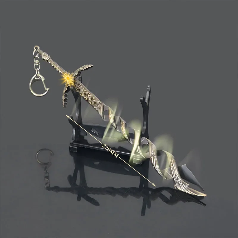 ดาบยุคกลาง 22 ซม./8.66in การฝึกอบรม Katana ของเล่นกีฬาเกมอุปกรณ์ต่อพ่วงคอสเพลย์อาวุธรุ่นเด็กสะสมโต๊ะเครื่องประดับ