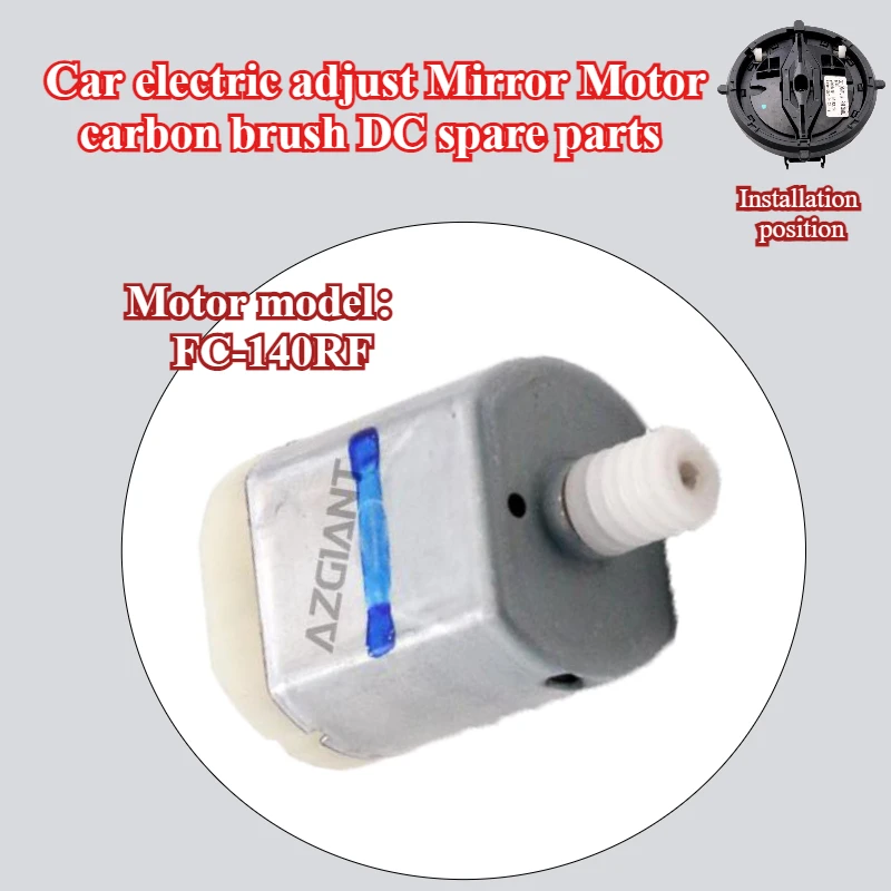 

AZGIANT for Nissan Altima/Sentra/Rogue/Murano/Pathfinder Car electric adjust Mirror Motor carbon brush DC spare parts FC-140RF