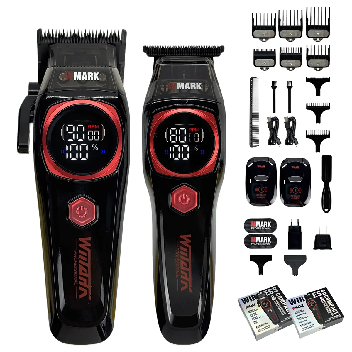 WMARK NG-8632 Professional Electric Hair Clipper 9000RPM DLC Blade