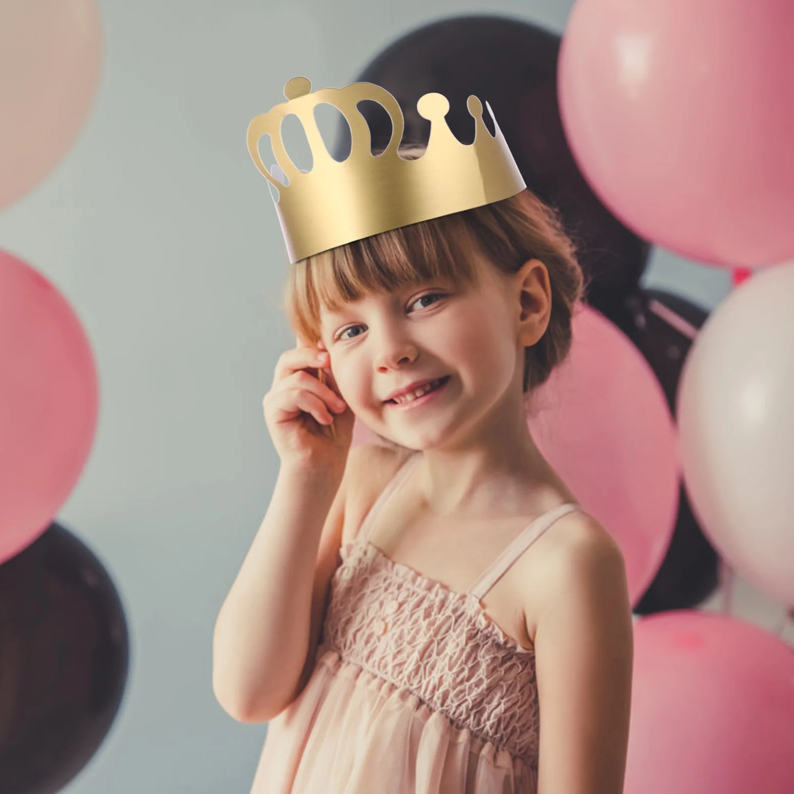 

30Pcs Birthday Party Crown Hats Adult Paper Colorful Fun Accessories Photo Props Birthday Party Hats Crown