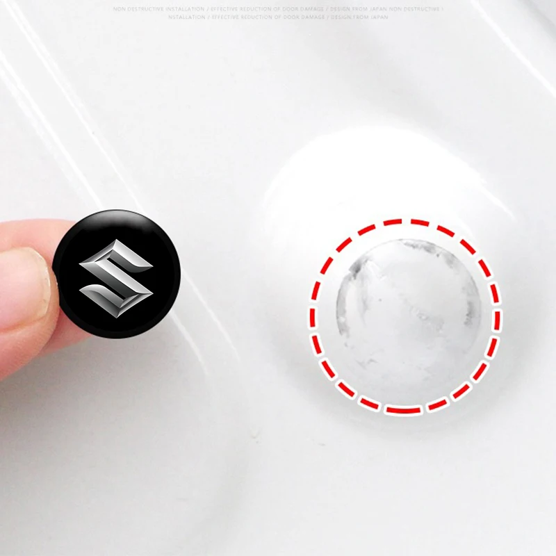 ملصقات إغلاق مضادة للصدمات لباب السيارة ، عازلة عازلة للصوت ، طوقا لسوزوكي جيمني ، غراند فيتارا ، SR4 ، سويفت ، ألتو