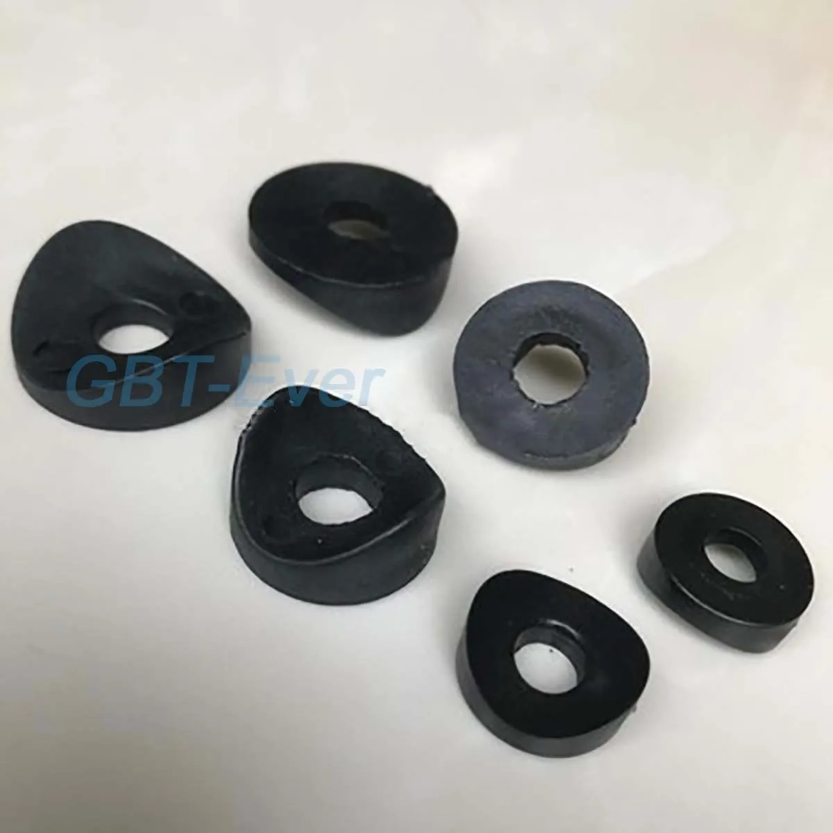 

10/20/30Pcs Duckbill Spacer Dia 16/19/25mm Bore 6/8mm Hollow Joint Round Tube Chair Fastening Washer Piece Plastic Curved Spacer