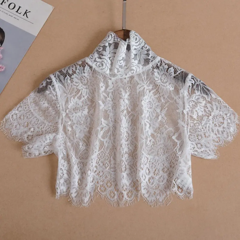 Lace Wedding Dress Decorative Half Shirt Fake Collar Detachable Neck Cover