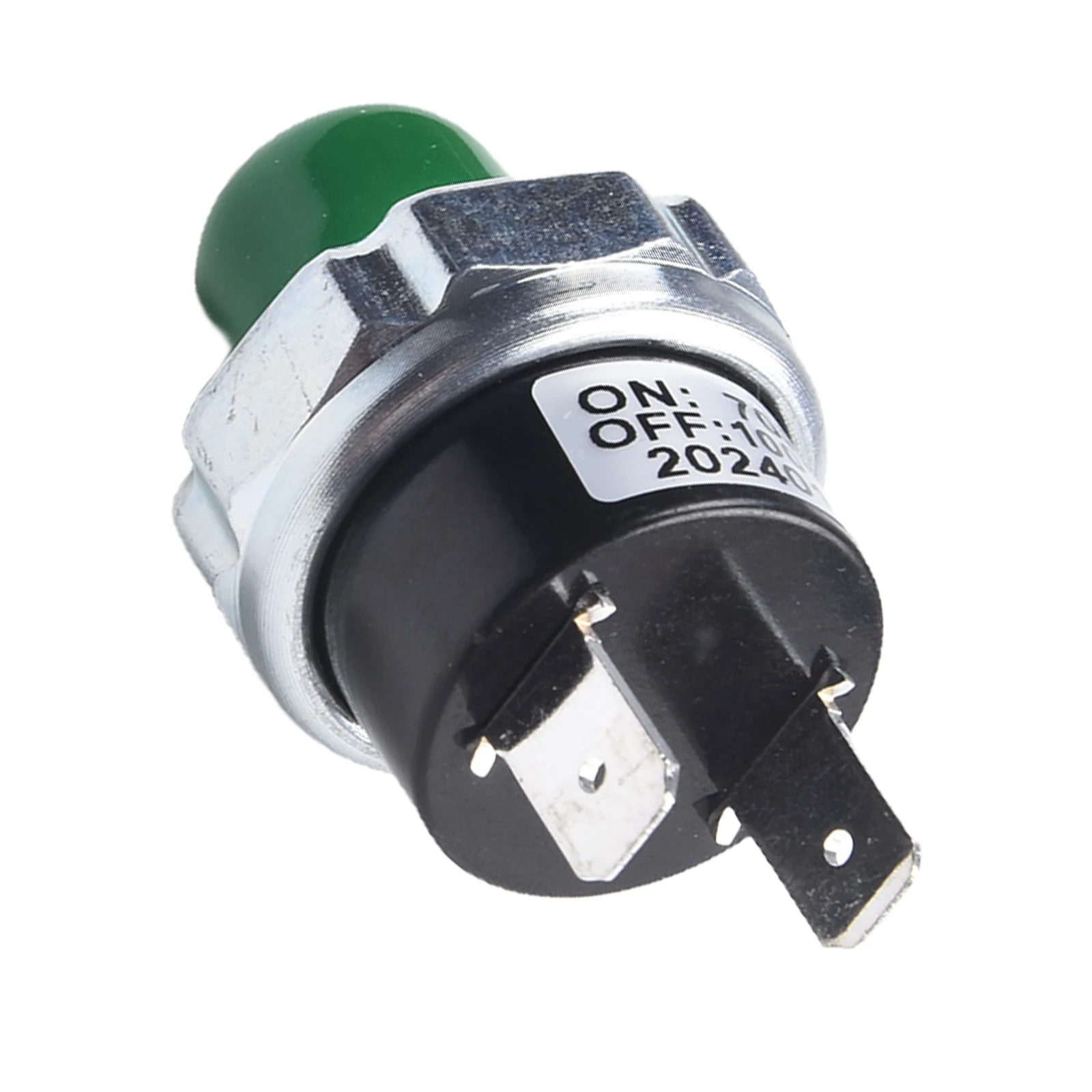 For 12V/24V DC Compressors Pressure Switch For Air Suspension Silver Color Pressure Adjustment 20 Amps Automatically Control