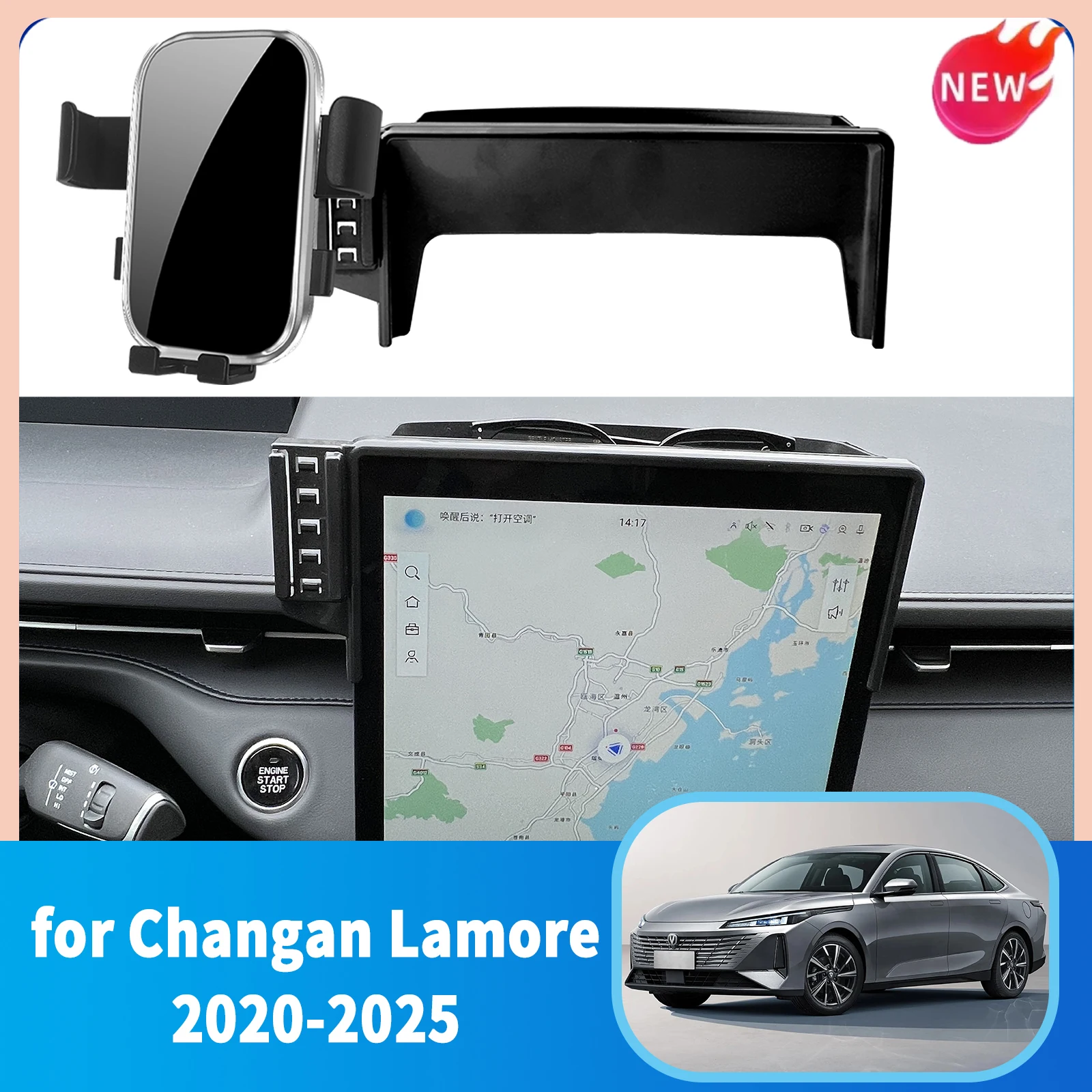 for Changan Eado Plus 2020-2025 Car Phone Holder vent Wireless Charging Car charger cradle For Magsafe Accessories