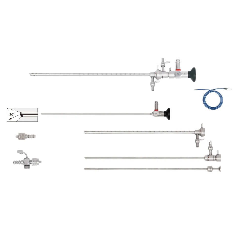 Complete set of Hysteroscopy Inspection Gynecological Surgical Instrument for Obstetrics & Gynecology Equipments