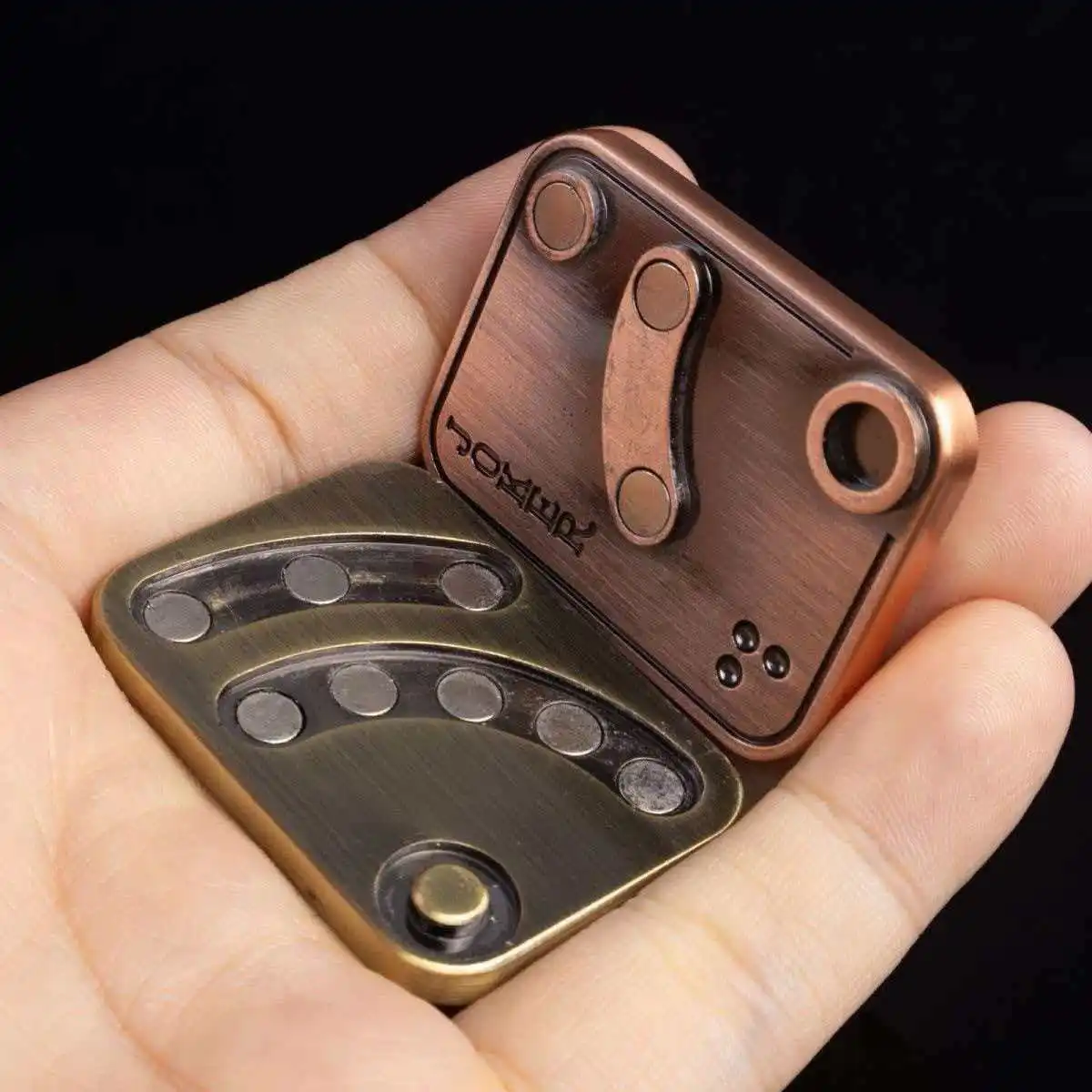 Magnetic Fidget Slider Haptic Clicker Metal Poker Push Card Relieve Stress ADHD & Anxiety EDC Cool Gadgets Gifts for Adults