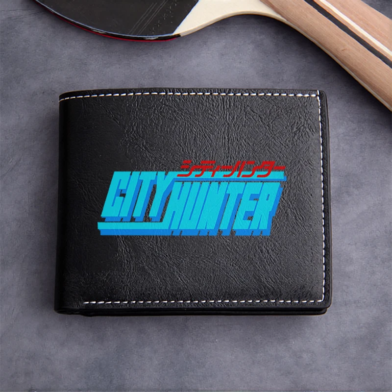 CITY HUNTER Premium PU Leather Wallet Men's Compact Design Lightweight Durable Business Style Minimalist Fashion Accessory