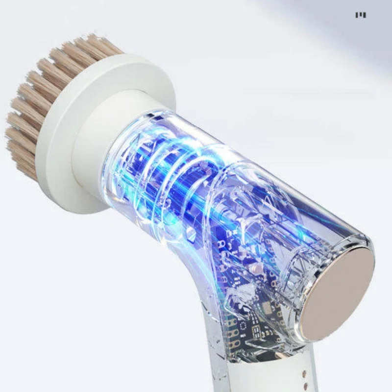 Multifuncional portátil limpador de cozinha do agregado familiar banheiro vidro telescópico recarregável poderosa escova limpeza elétrica