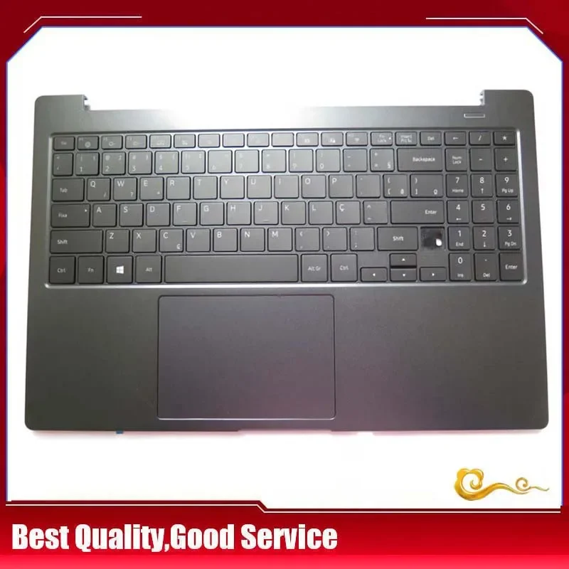 YUEBEI   New/org For Samsung Notebook NP760XBE NT760XBE NT760XBV Palmrest Brazil Br Keyboard upper cover Backlight Touchpad