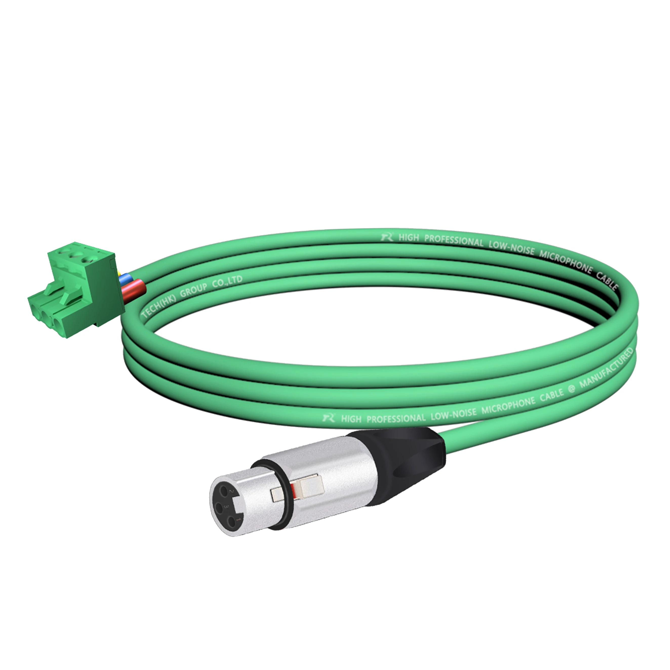 3-poliger XLR-Stecker (Männlich) ​ Steckverbinder, Metallgehäuse, schwarze Schutzkappen für sichere Verbindung an Mikrofone oder Bühnenbeleuchtungssysteme – Detail 15