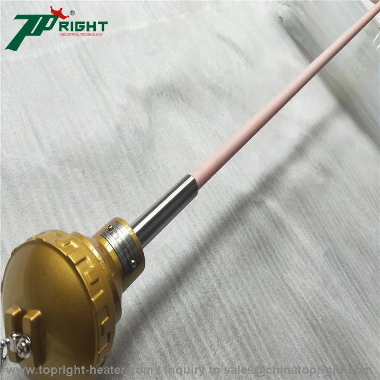 Ptrh10-pt WRP S Type Thermocouple with Ceramic Tube in 500mm and Metal Tube 150mm