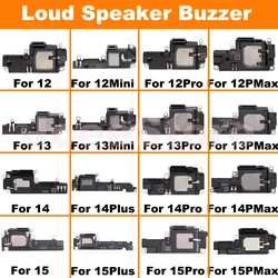 Loudspeaker For iphone 13 12 15 14 Pro Max Mini Plus Loud Speaker Ringer inner Bottom Buzzer Flex Cable Louder Replacement Parts