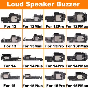 Bilashmart Loudspeaker iphone 13 12 15 14 Pro Max Mini Plus Loud Speaker Ringer inner Bottom Buzzer Flex Cable Louder Replacement Parts