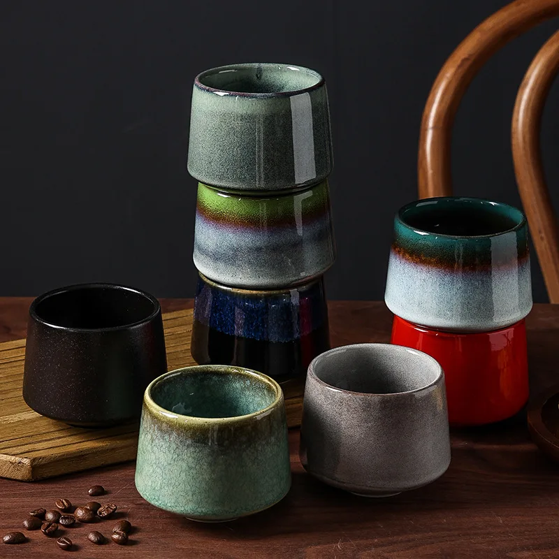 Japanese Kiln Style Transformation Tea Cup, Creative Large Household Tea Cup, Office Coffee Cup, Personalized Ceramic Cup