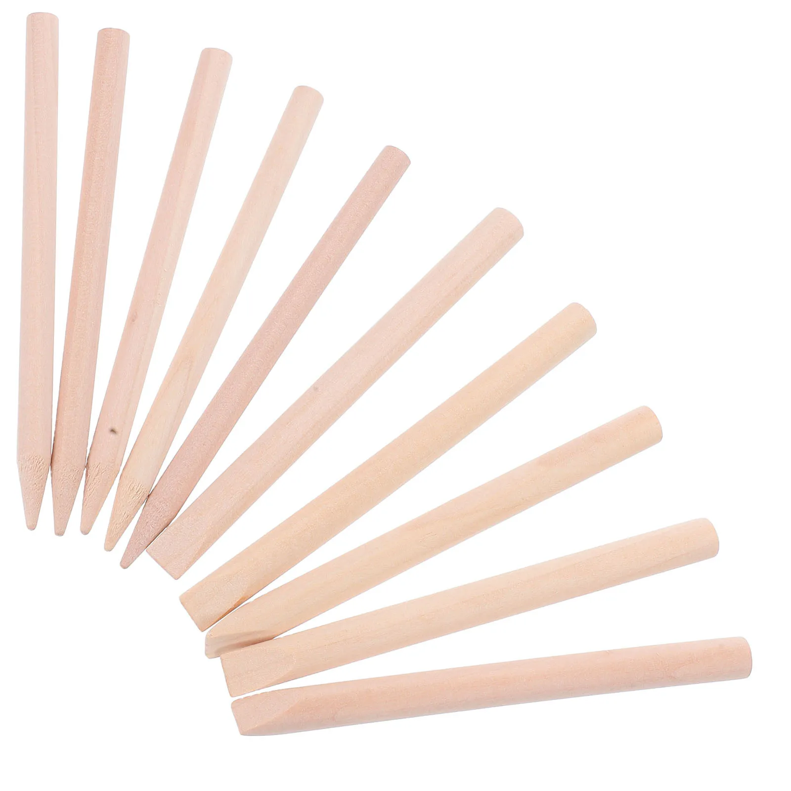 10 قطعة مجموعة أدوات التنقيب للأطفال أزاميل خشبية صغيرة تصميم مريح محمول خفيف الوزن مجموعة حفر الآثار للاستكشاف #1