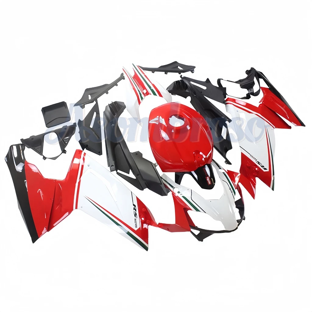 Motorcycle Fairings Kits for Aprilia RS125 2006 2007 2008 2009 2010 2011 RS4 06-11 RSV 125 Advanced Injection Red White Bodywork