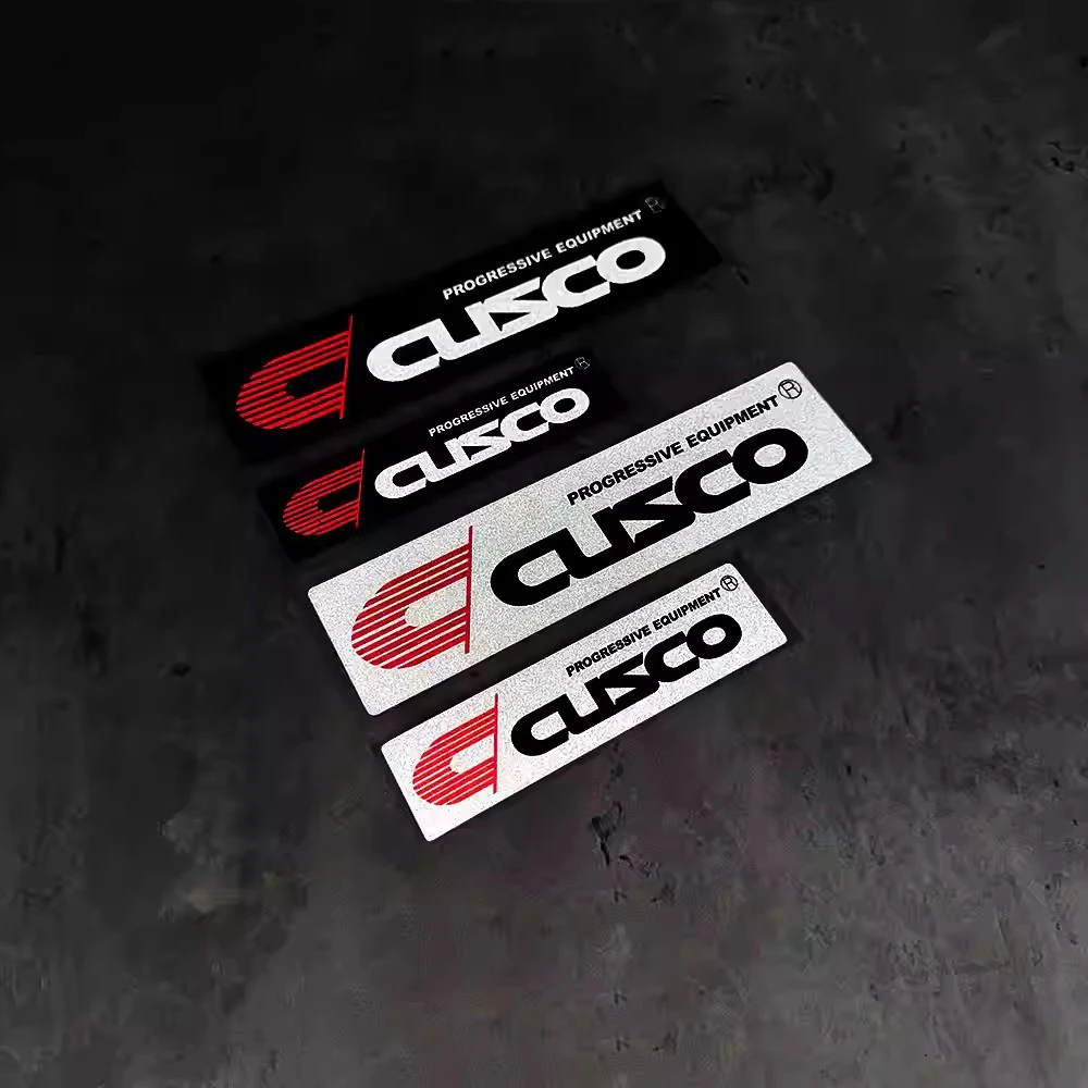 ملصقات فينيل لتصفيف السيارة لـ CUSCO المعدات التقدمية راعي اليابانية المعدلة الشريط خوذة السيارات الجسم نافذة الباب ملصق مائي #3