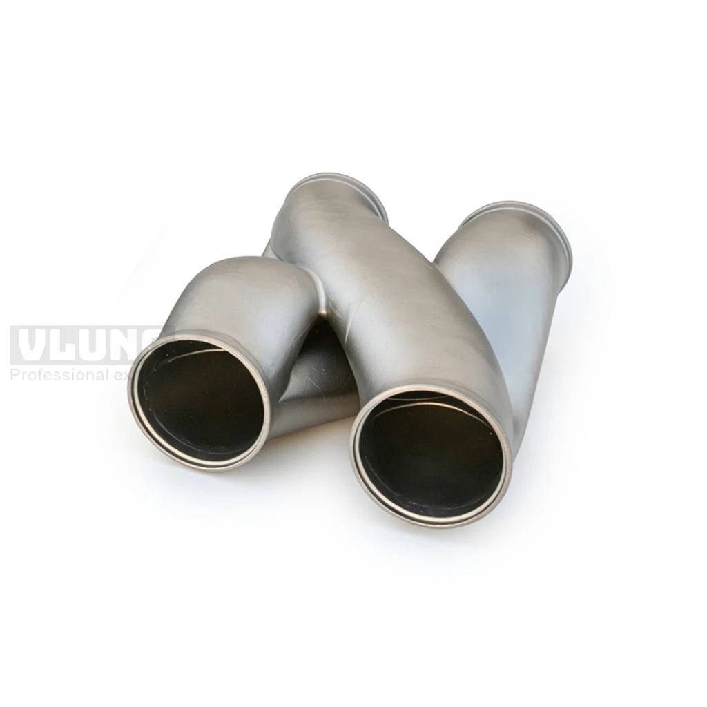 Universal Z-Pipe Exhaust 2.5/2.75/3 Inch 3D Printed Style Stainless Steel New Design Resonator Pipe for All Vehicles