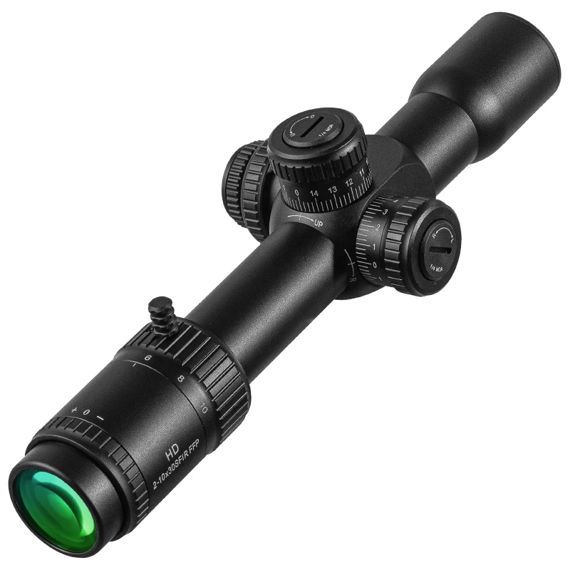 DIANA 2-10X30 FFP First Focal Plane Scope Side Parallax 1/4 MIL SR1 Reticle Tactical Hunting Riflescope Luneta CQB AR .338.556