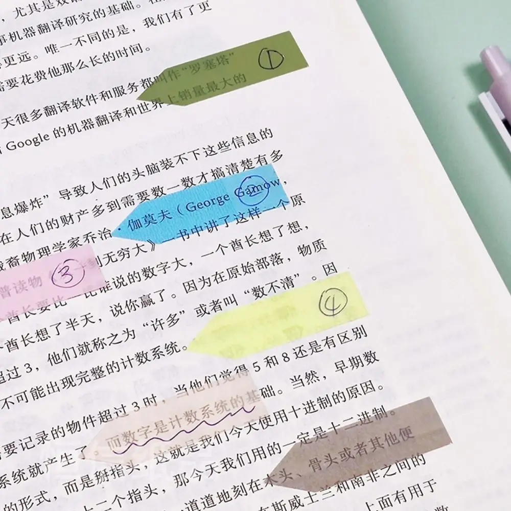 125Sheets School Office Supplies Student Stationery Sticky Notes Sticky Labels Index Stickers Label Bookmark Reading Label