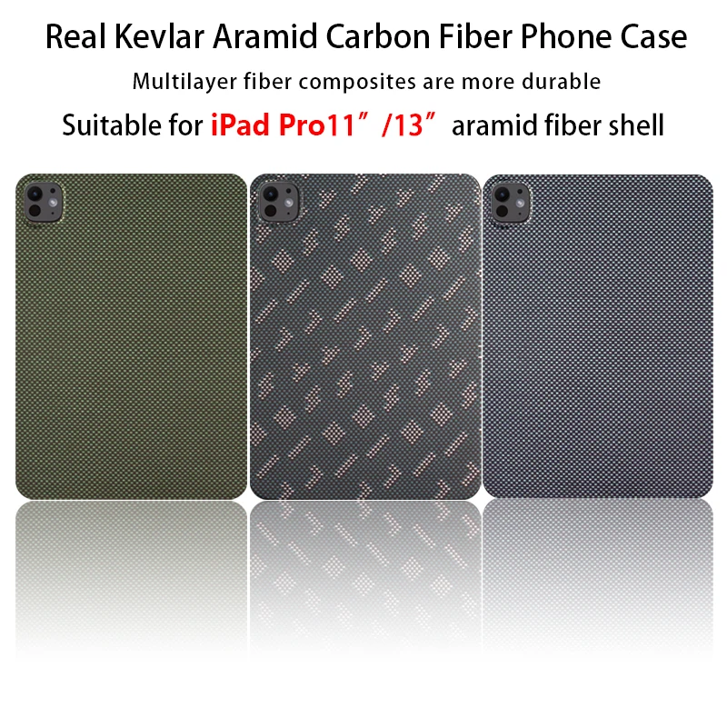 

For iPad Pro 11 Inch Cover Carbon Fiber Case iPad Pro Case 13 Inch Protective Case Back Cover for 2024 New 13 inches