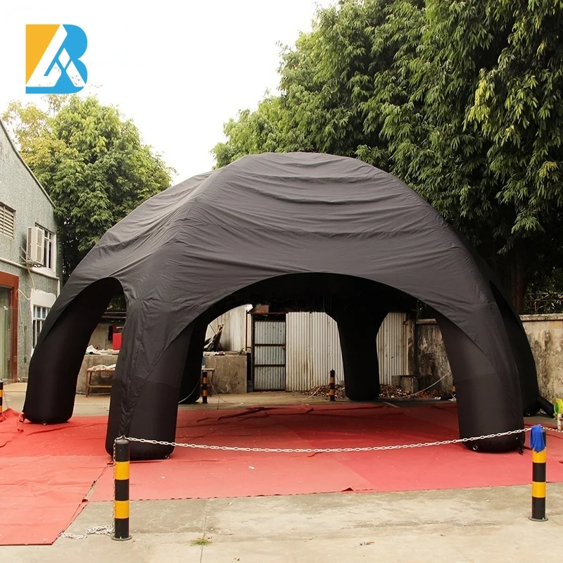 

Best Inflatable Manufacturers Black Giant Inflatable Spider Tent for Personalized Blow up Toys