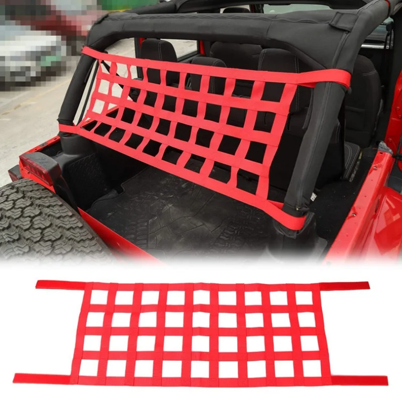 

For wrangler roof mesh roof sunscreen heat insulation soft mesh straps modified tailgate protection mesh cover