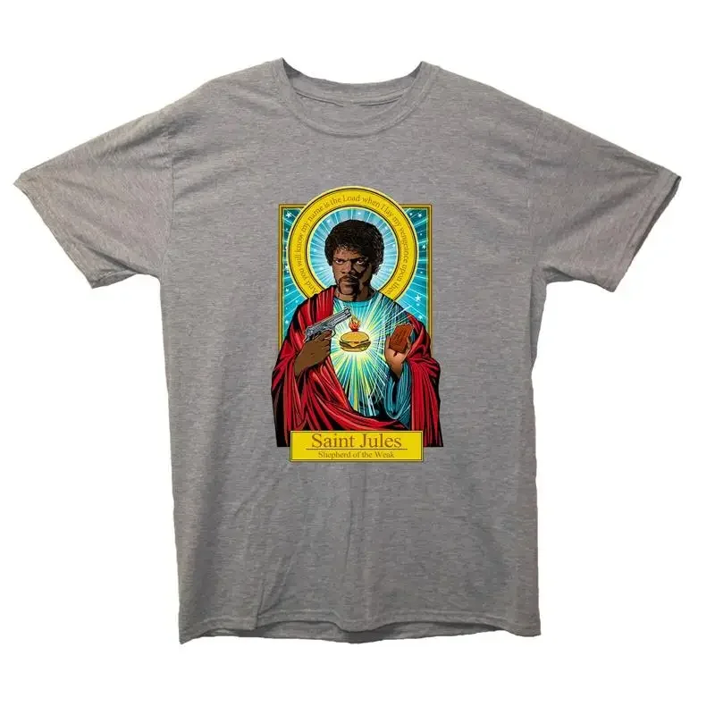 Saint Jules Shepherd Of The Weak T Shirt Pulp Fiction Inspired Funny
