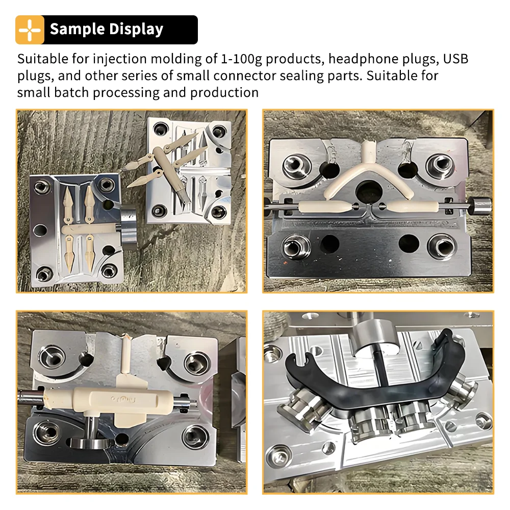 

20g 40g 60g 100g Vertical Molding Machine Desktop Polymer Plastic Molding Machine ABS PE Molding Machine